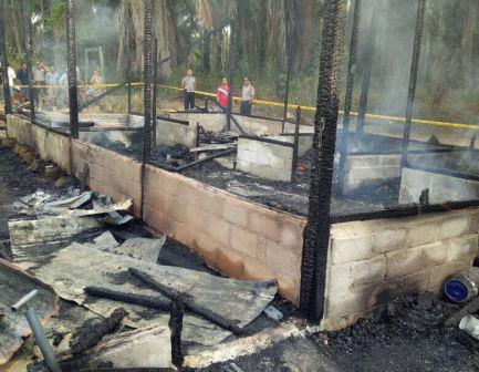 Rumah Terbakar, Nenek dan Dua Orang Cucunya Tewas Terpanggang